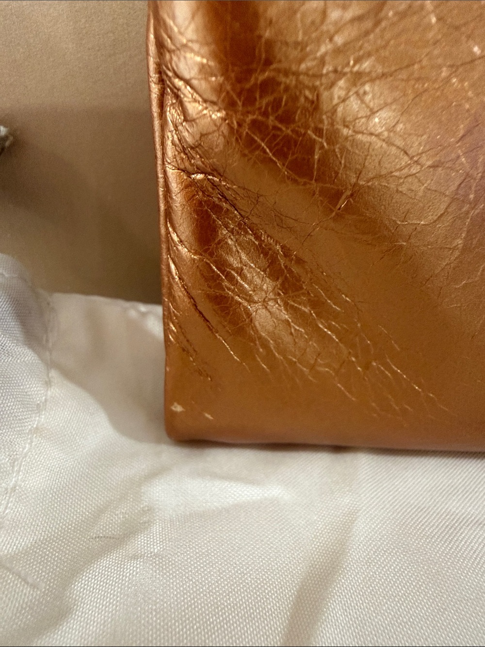 Hobo Lauren Clutch Wallet - New - Metallic Penny - Picture 10 of 17